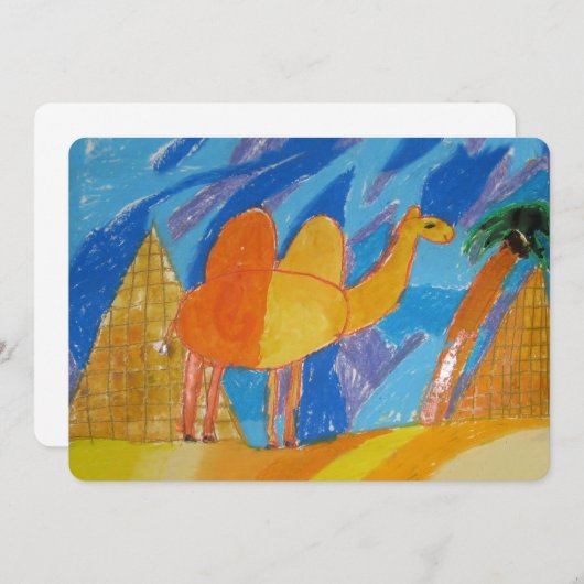 Camel Art by Kids (Front/Back)