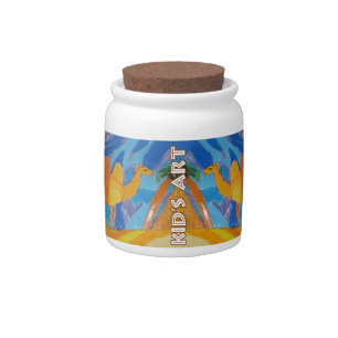 Camel Art by Kids Candy Jar