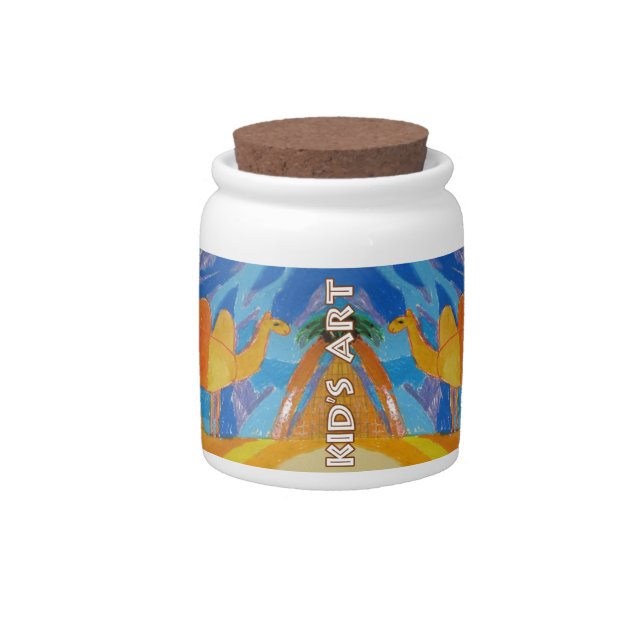 Camel Art by Kids Candy Jar (Front)
