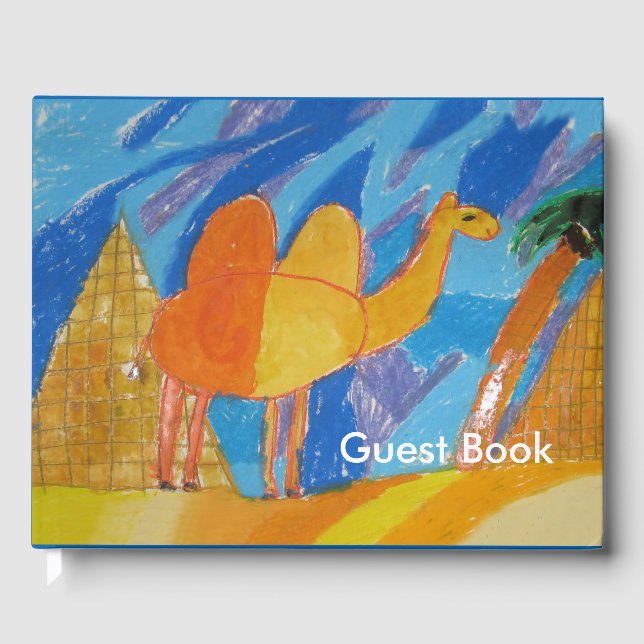 Camel Art by Kids Guest Book (Front)