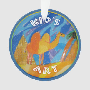 Camel Art by Kids Ornament
