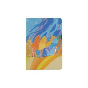 Camel Art by Kids Passport Holder