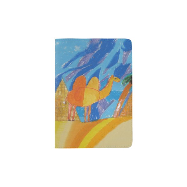 Camel Art by Kids Passport Holder (Front)