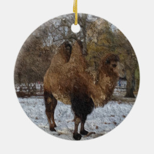  Camel Art  Ceramic Ornament