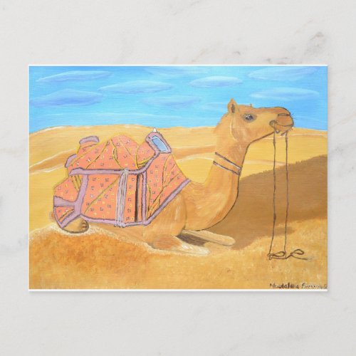Camel birthday card 