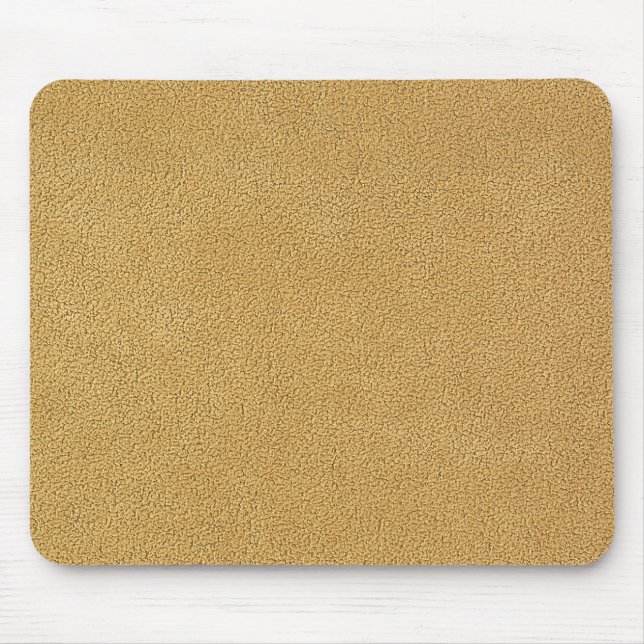 Camel Brown Ultrasuede Look Mouse Pad (Front)