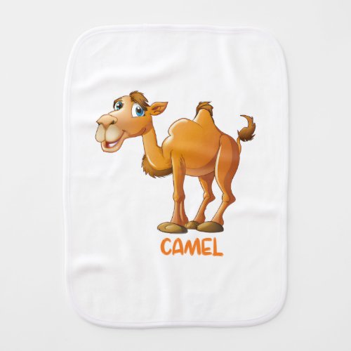 Camel burp cloth for kids