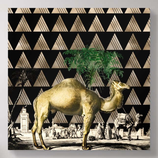 Camel by D'Orbigny Acrylic Photo Tile (Front Set)