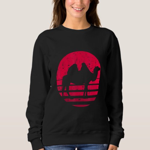 Camel Camel  Vintage Retro Arabian Camel Animal Sweatshirt