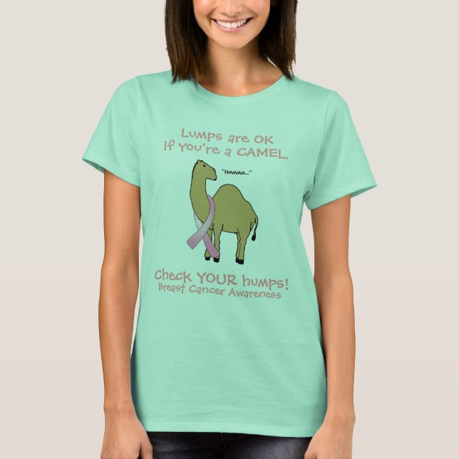 Camel Cancer Awareness T-Shirt (Front)