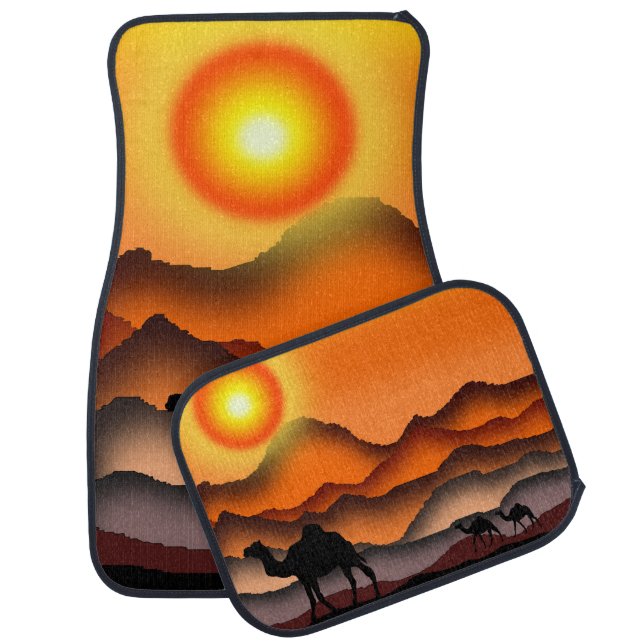Camel Car Floor Mat (Set)