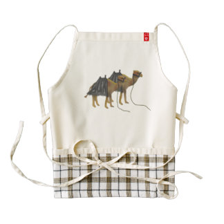 Camel Caravan Zazzle HEART Apron