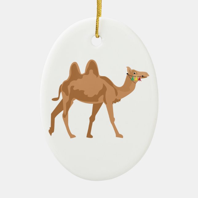 Camel Ceramic Ornament (Front)