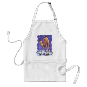 Camel Christmas Adult Apron