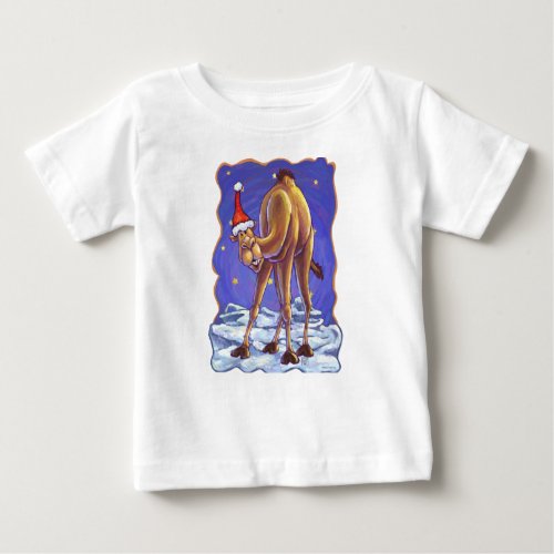 Camel Christmas Baby T_Shirt