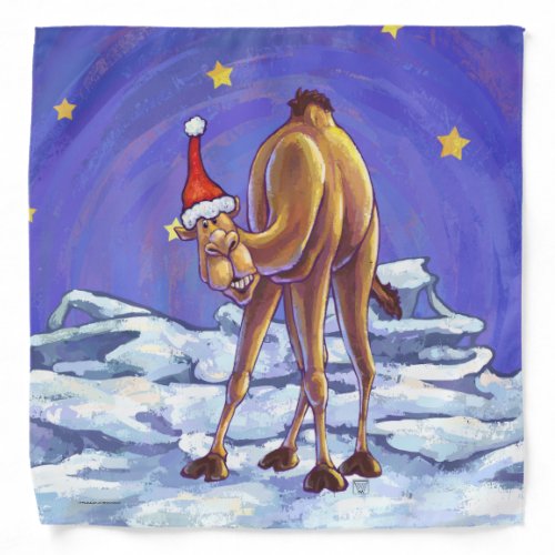 Camel Christmas Bandana