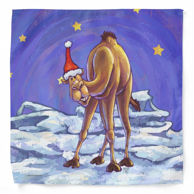 Camel Christmas Bandana (Front)