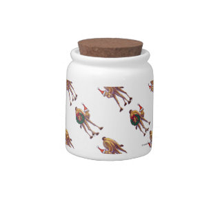 Camel Christmas Candy Jar