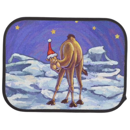 Camel Christmas Car Floor Mat