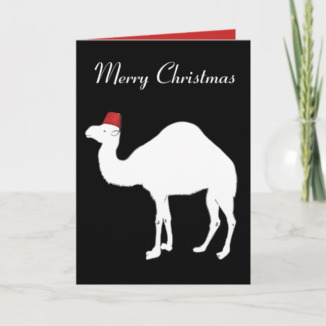 Camel Christmas Card (Front)