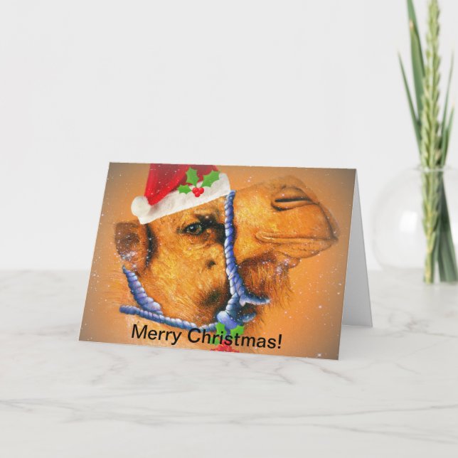 Camel Christmas Card (Front)