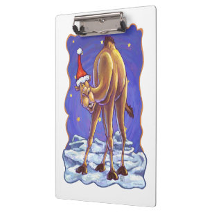 Camel Christmas Clipboard