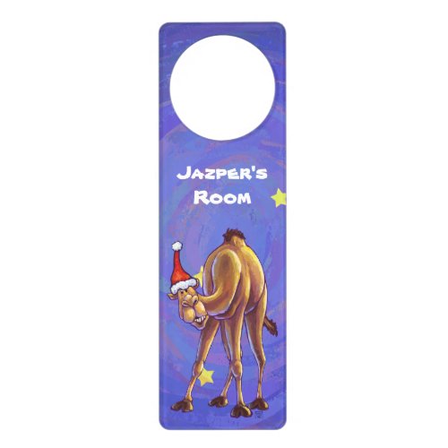 Camel Christmas Door Hanger