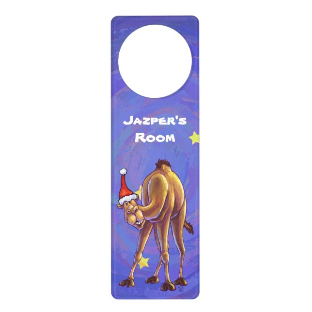 Camel Christmas Door Hanger (Front)