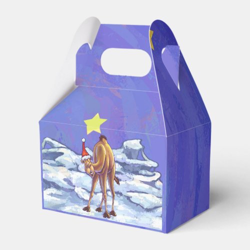 Camel Christmas Favor Boxes