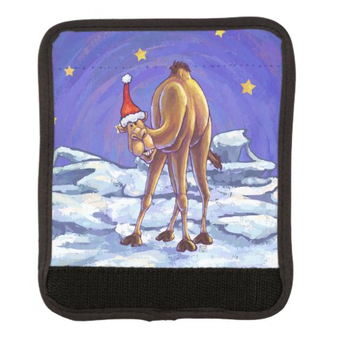 Camel Christmas Luggage Handle Wrap