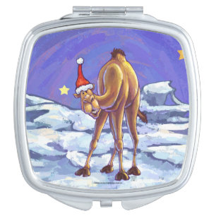 Camel Christmas Makeup Mirror