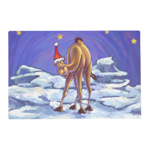 Camel Christmas Placemat