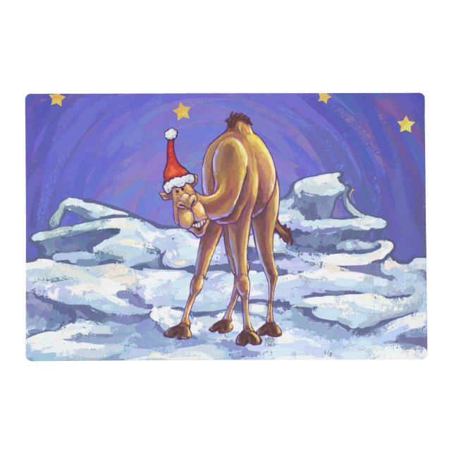 Camel Christmas Placemat (Front)