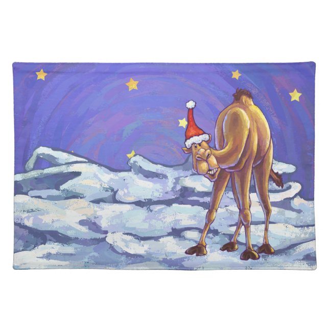 Camel Christmas Placemat (Front)