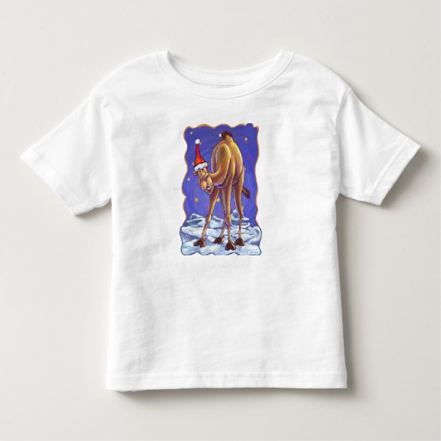 Camel Christmas Toddler T-shirt (Front)