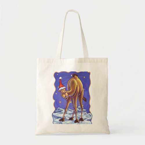 Camel Christmas Tote Bag