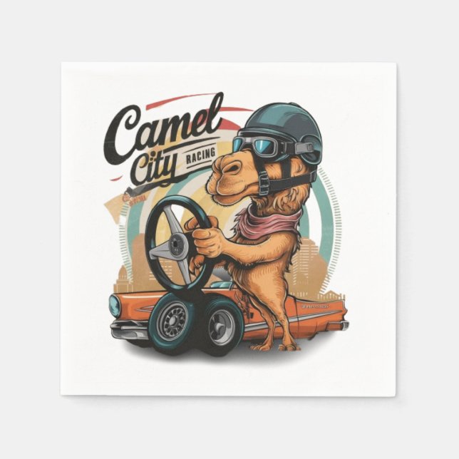 Camel City Racing Napkins (Front)