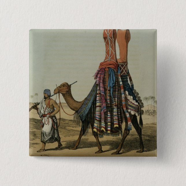 Camel Conveying a Bride to her Husband, engraved b Button (Front)