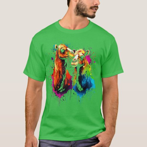 Camel Couple Valentine T_Shirt