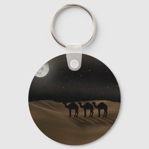 Camel Crossing Keychain