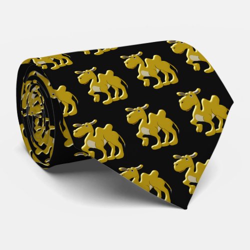 Camel Design Neck Tie