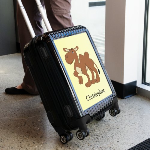 Camel Design Personalised Luggage