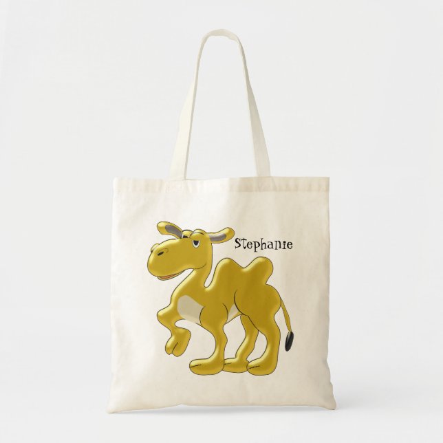Camel Design Personalised  Tote Bag (Front)