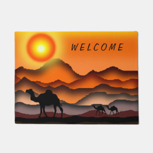Camel Doormat - Welcome