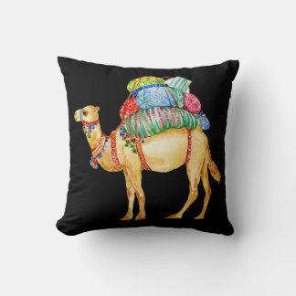 Camel Dromedary Throw Pillow