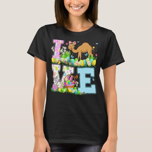 Camel Easter Egg Hunt  Love Camel Easter Sunday T_Shirt