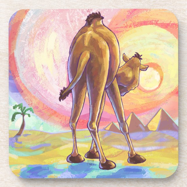 Camel Gifts & Accessories Beverage Coaster (Front)