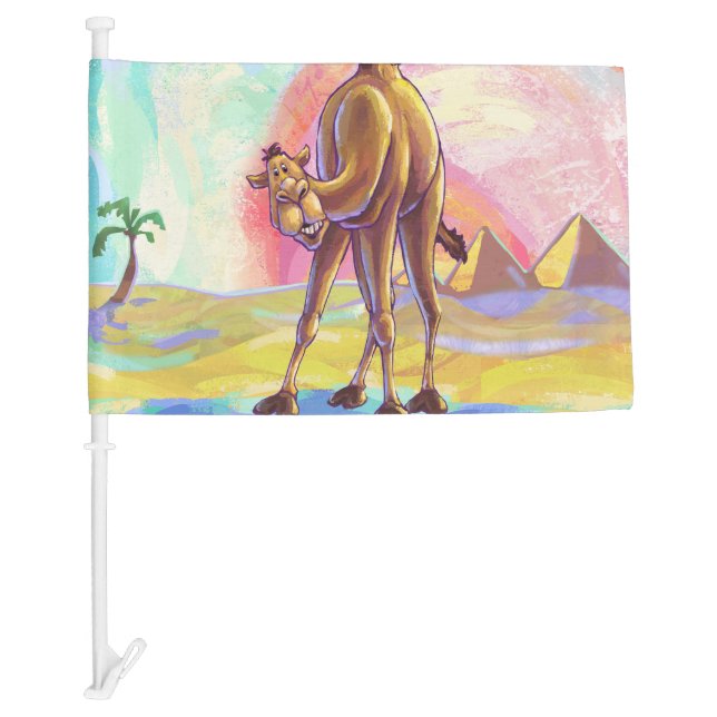 Camel Gifts & Accessories Car Flag (Front)