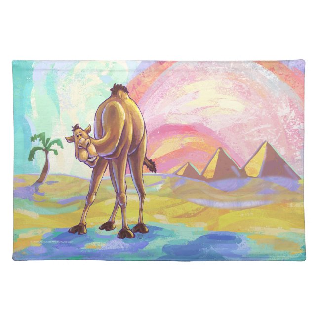 Camel Gifts & Accessories Cloth Placemat (Front)