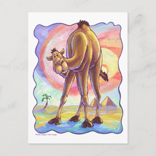 Camel Gifts  Accessories Postcard